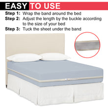 Load image into Gallery viewer, Non-slip elastic band for bed (360 Degree Holder) (Twin, Full, Queen, King, Adjustable Bed)