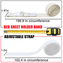 Load image into Gallery viewer, Non-slip elastic band for bed (360 Degree Holder) (Twin, Full, Queen, King, Adjustable Bed)
