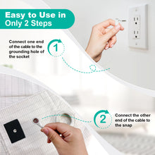 Load image into Gallery viewer, Grounding Flat Bed Sheet ( 76" x 80"Inch )