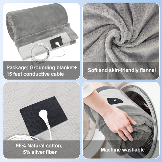 Grounding Blanket (79*55) / (Grey)