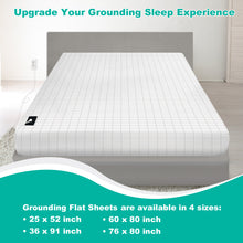 Load image into Gallery viewer, Earthing Flat Bed Sheet ( 36" x 91" )