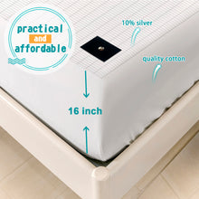 Load image into Gallery viewer, Grounding Fitted Bed Sheet 60x80 inch Combed Cotton Edge - Realyou Earthing