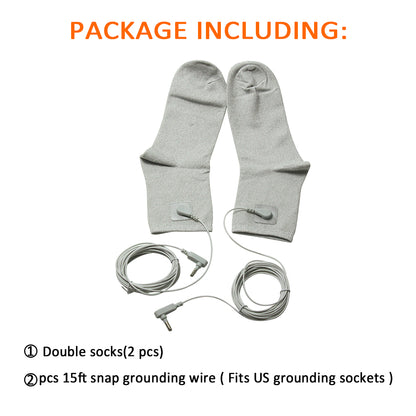 Realyou Earthing Product - Grounding Socks (1 Pair)