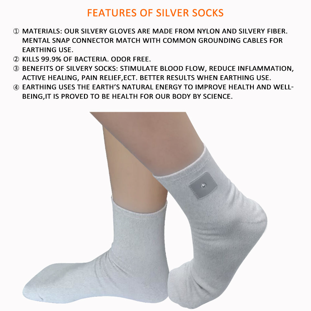 Realyou Earthing Product - Grounding Socks (1 Pair)