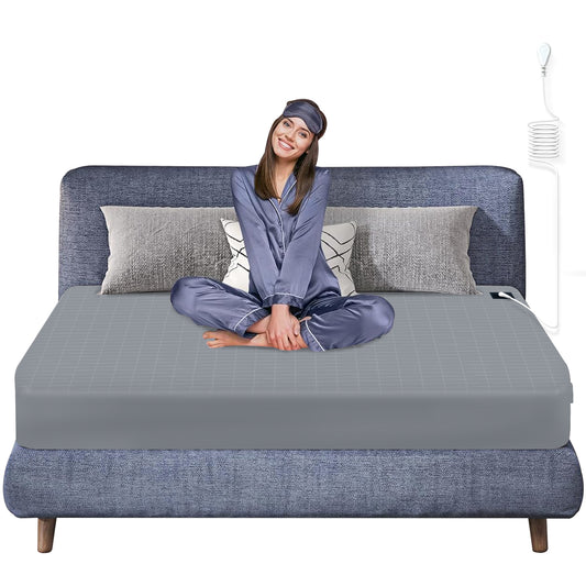 Grounding Fitted Bed Sheet (Queen/King" ) [Combed Cotton Edge]