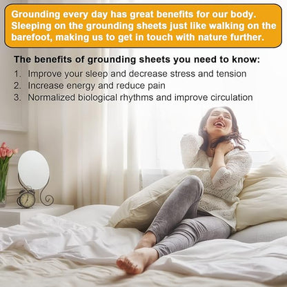 Earthing Fitted Bed Sheet（King/Queen）