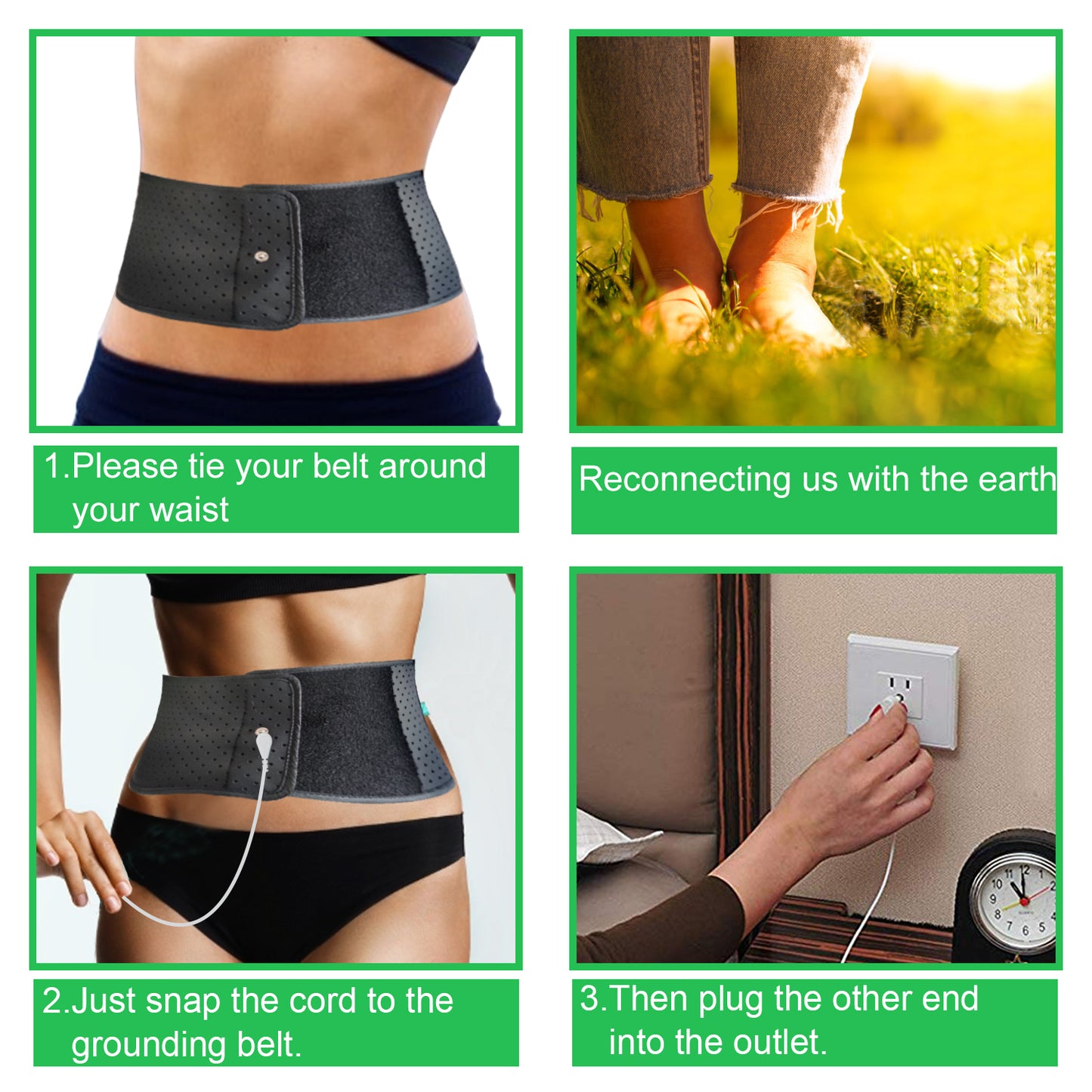 Realyou Earthing Products - Earthing Waist Belt Band