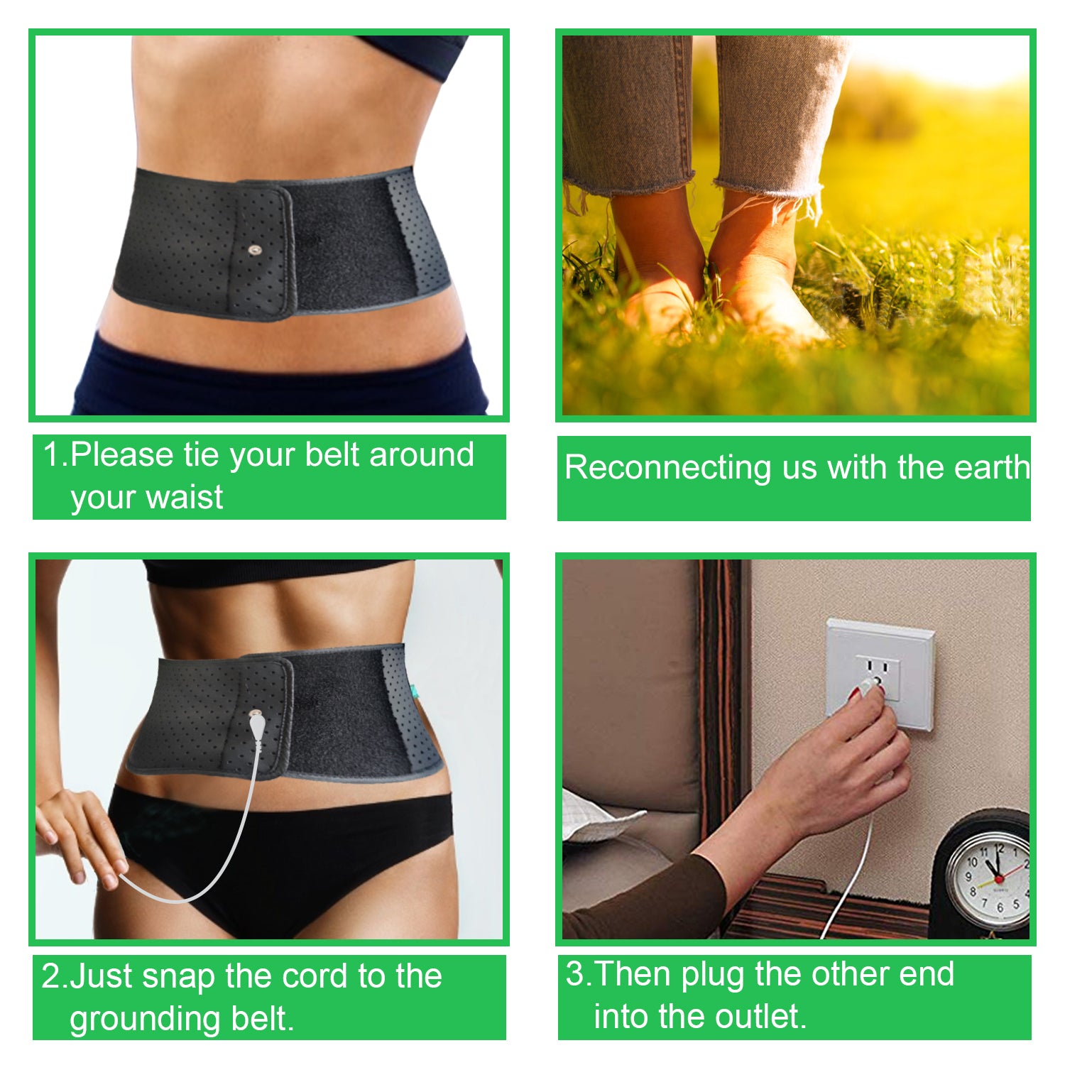 Realyou Earthing Products - Earthing Waist Belt Band