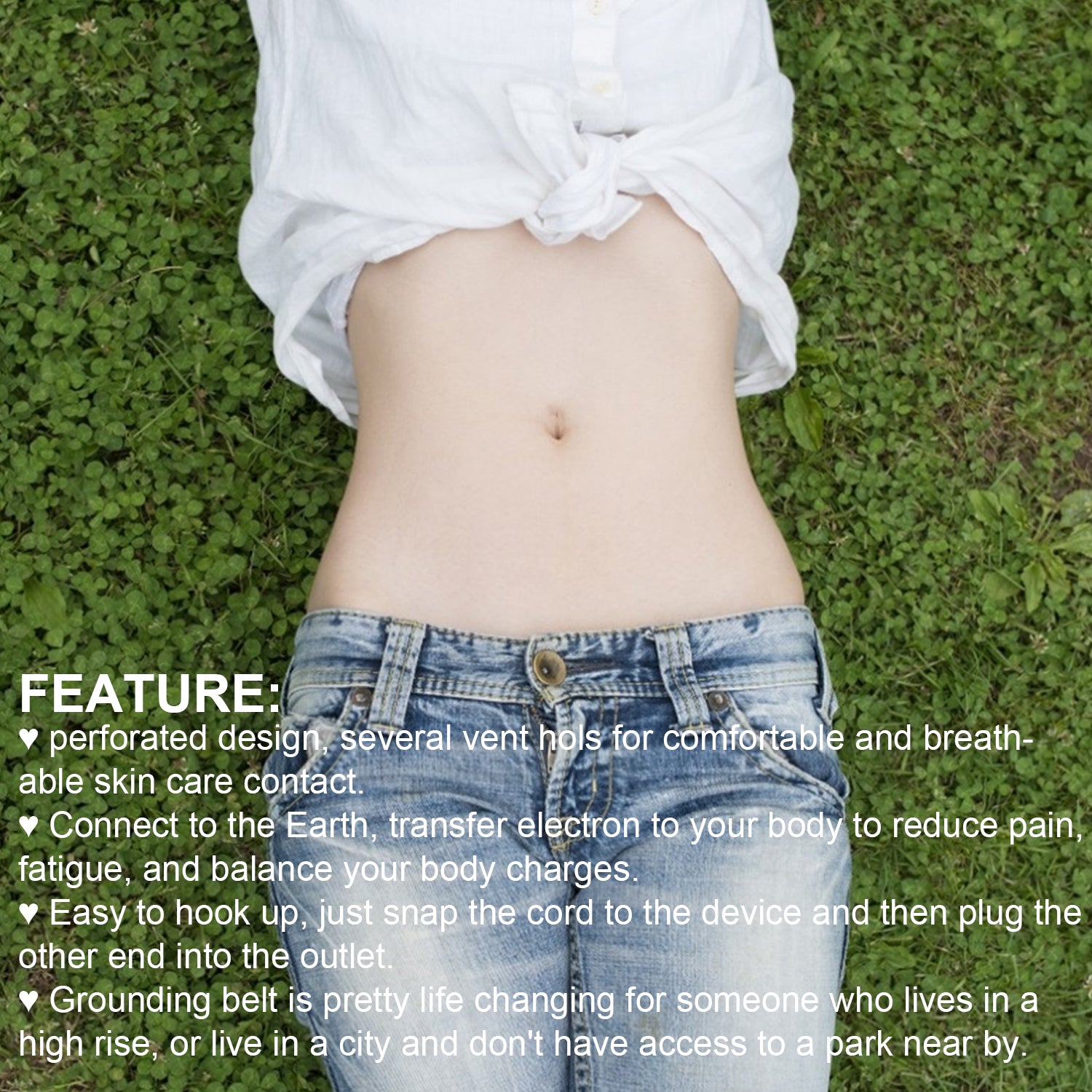 Realyou Earthing Products - Earthing Waist Belt Band