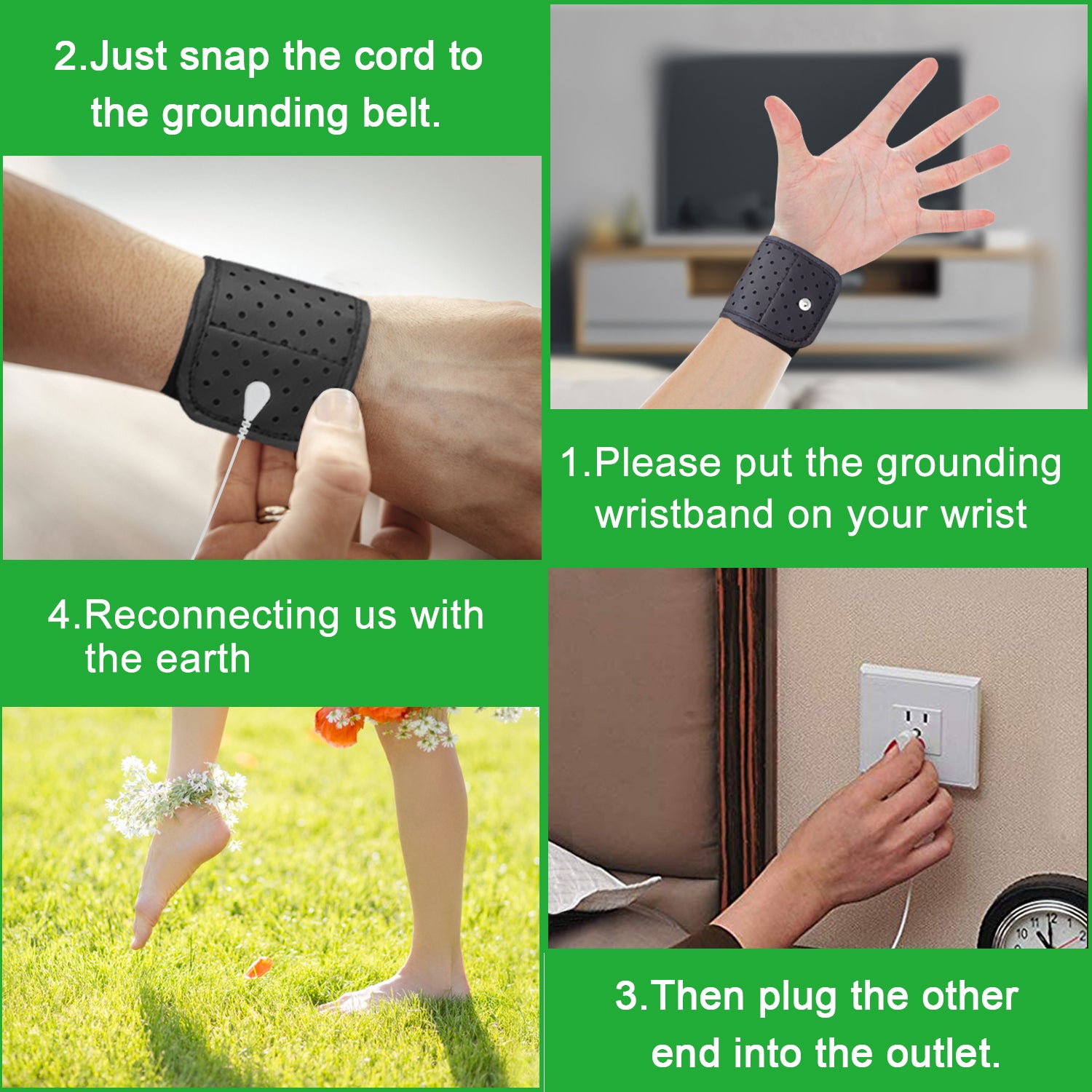 Realyou Earthing Product - Grounding Wrist Band