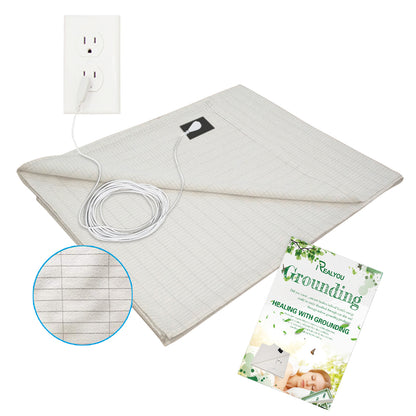 Realyou Earthing Products - Grounding Flat Bed Sheet ( 36" x 91" )